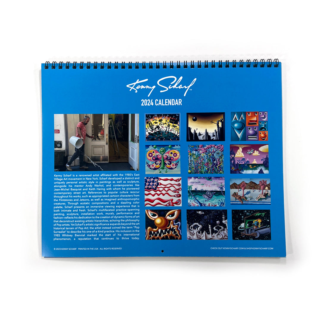 KENNY SCHARF 2024 WALL CALENDAR