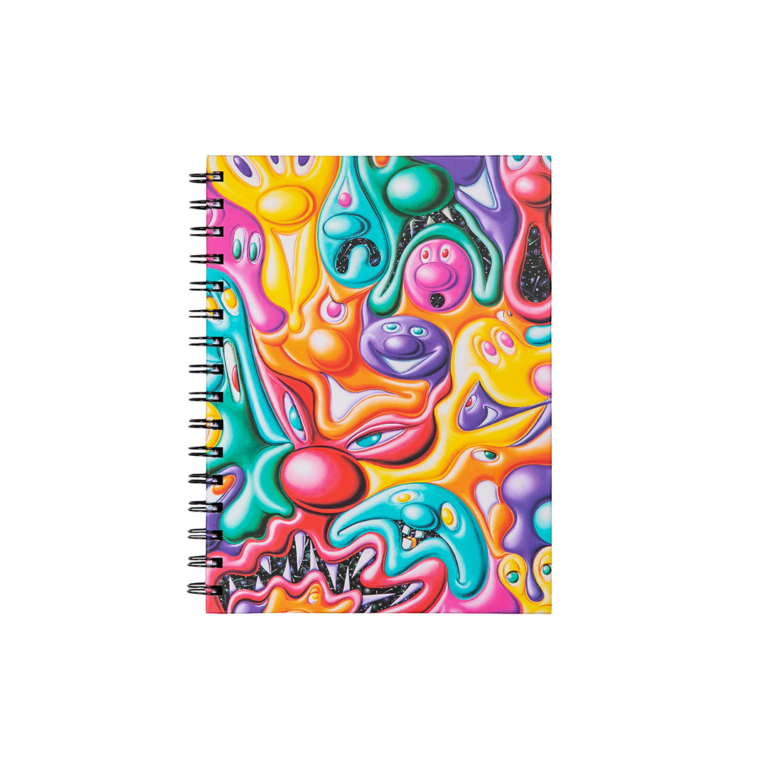 Kenny Scharf “Bloborama” Hardcover Spiral Notebook