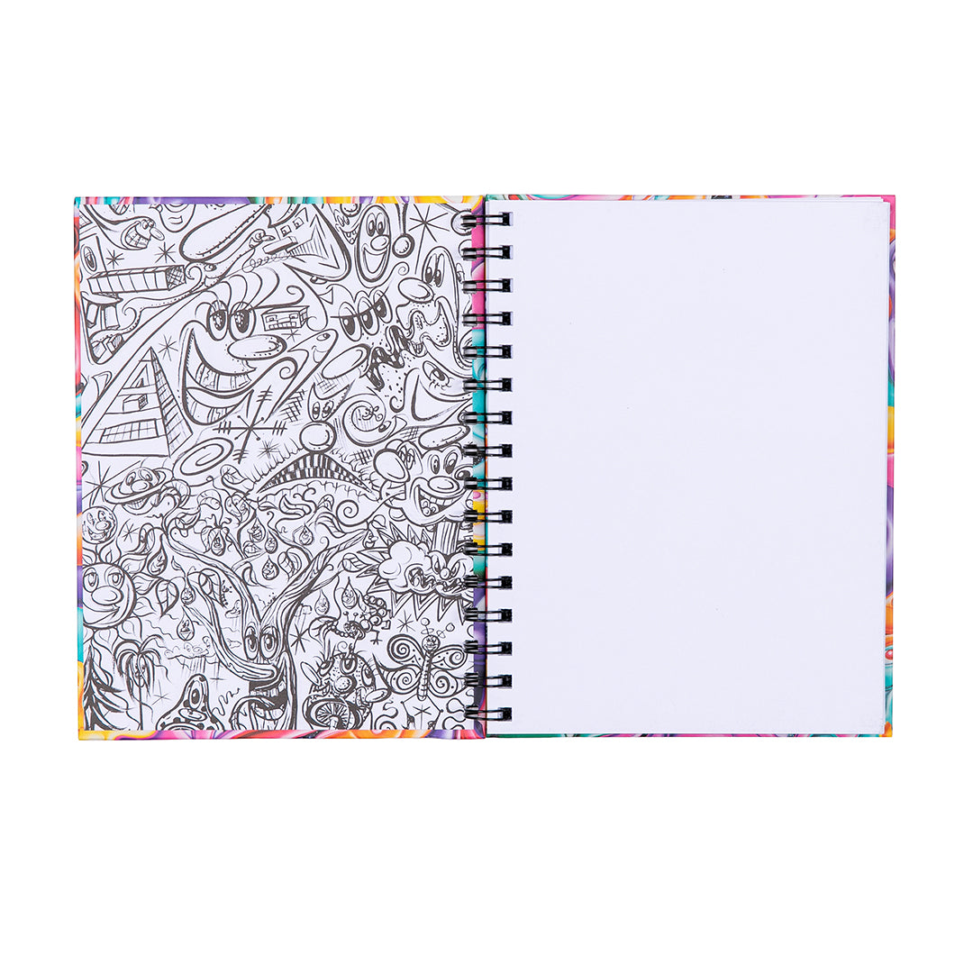 Kenny Scharf “Bloborama” Hardcover Spiral Notebook