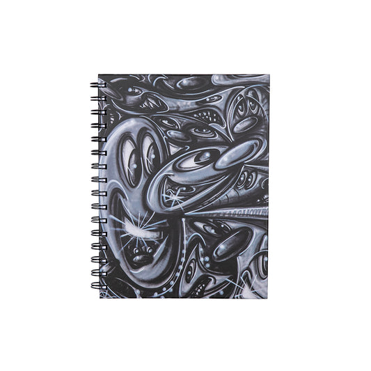 Kenny Scharf “Graynica” Hardcover Spiral Notebook