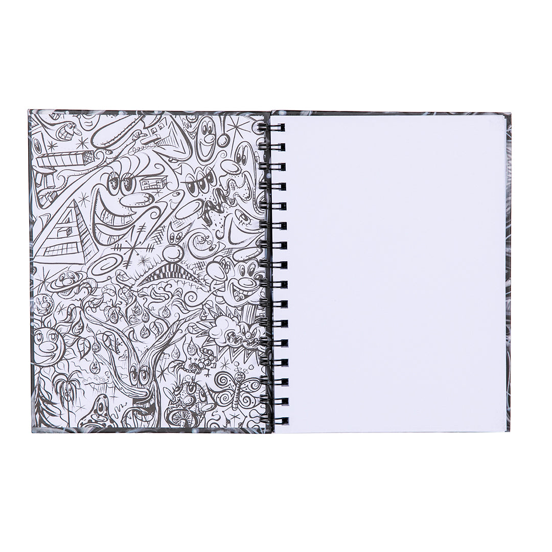 Kenny Scharf “Graynica” Hardcover Spiral Notebook