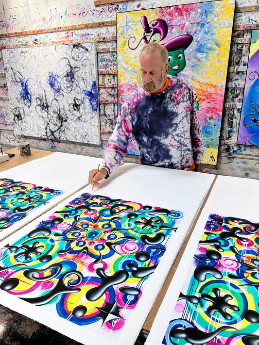 Kenny Scharf "Energala" Limited Edition Archival Print