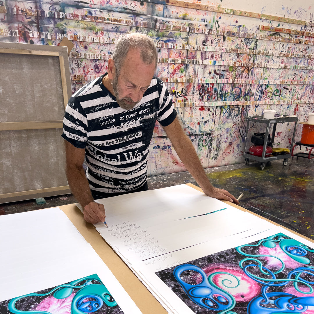 KENNY SCHARF "TOUNGLES" ARCHIVAL PRINT