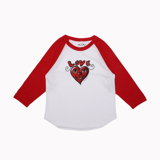 LOVE RAGLAN KID'S T
