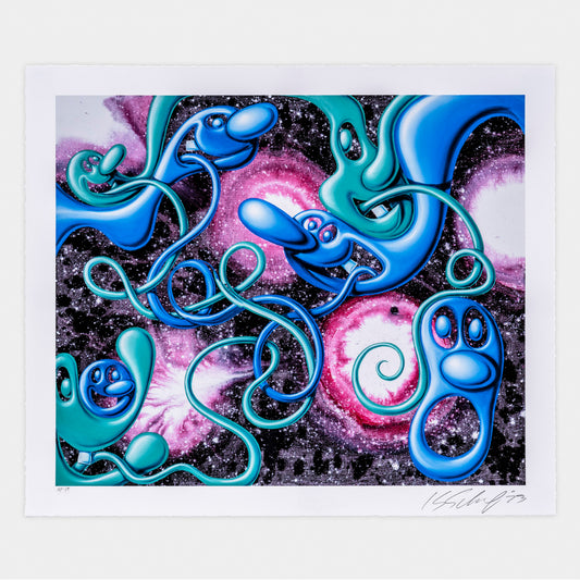 KENNY SCHARF "TOUNGLES" ARCHIVAL PRINT