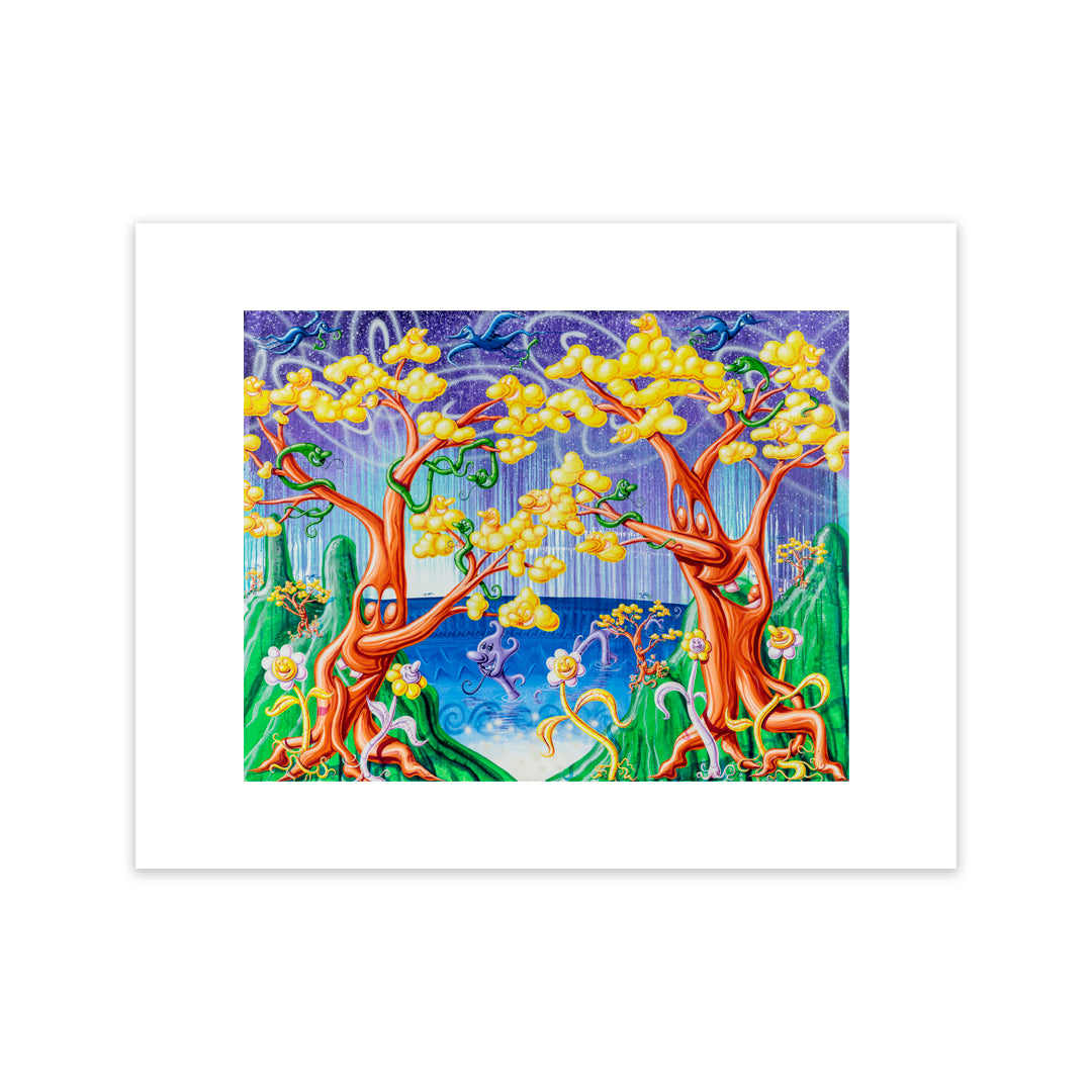 Kenny Scharf "PARADIS PEDU" Archival print