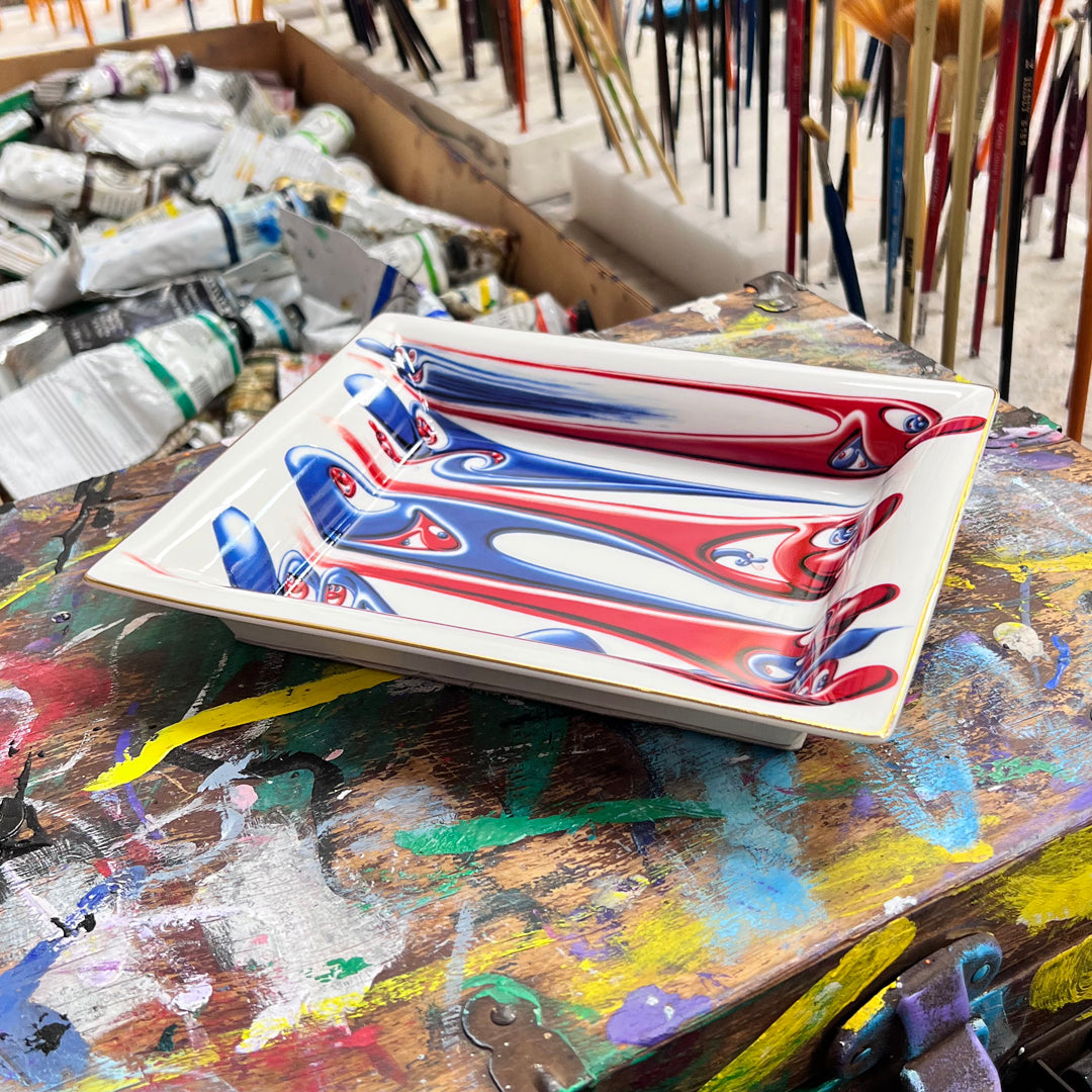 “LRRL", 2024 HIGH GLOSS FINE BONE CHINA TRAY