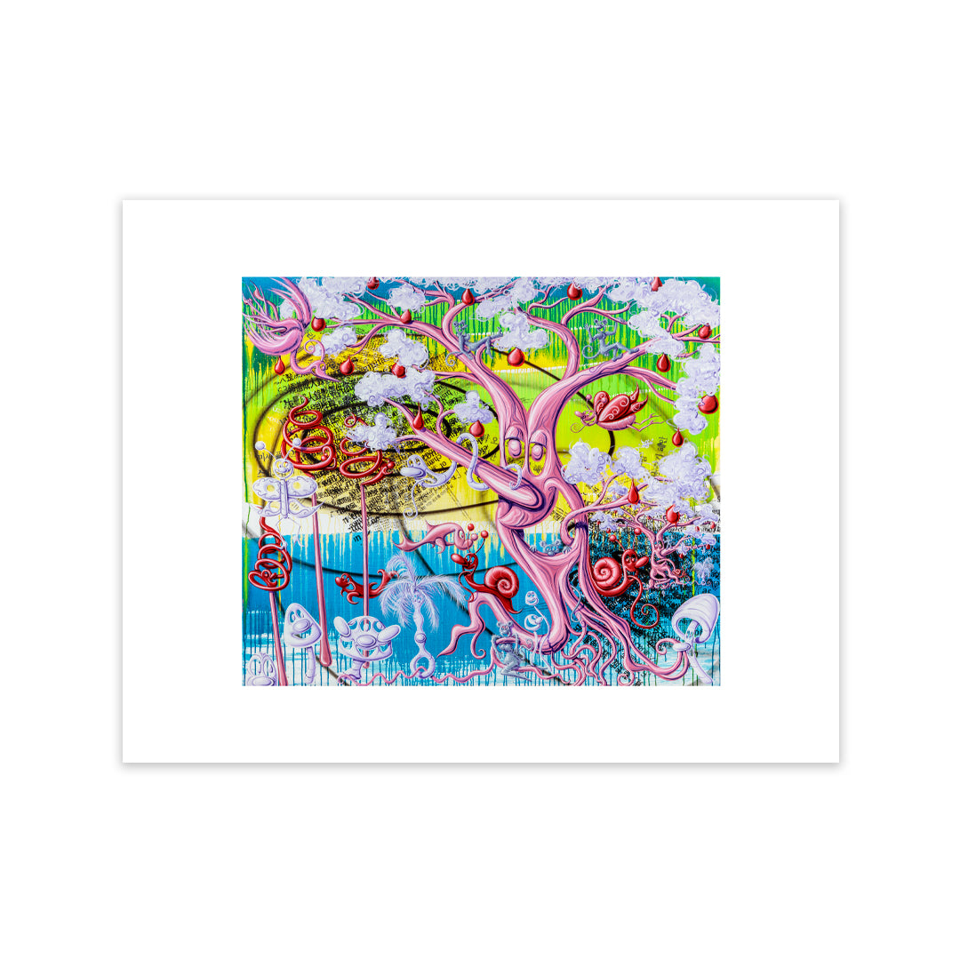 Kenny Scharf "TREE LIFE" Archival print