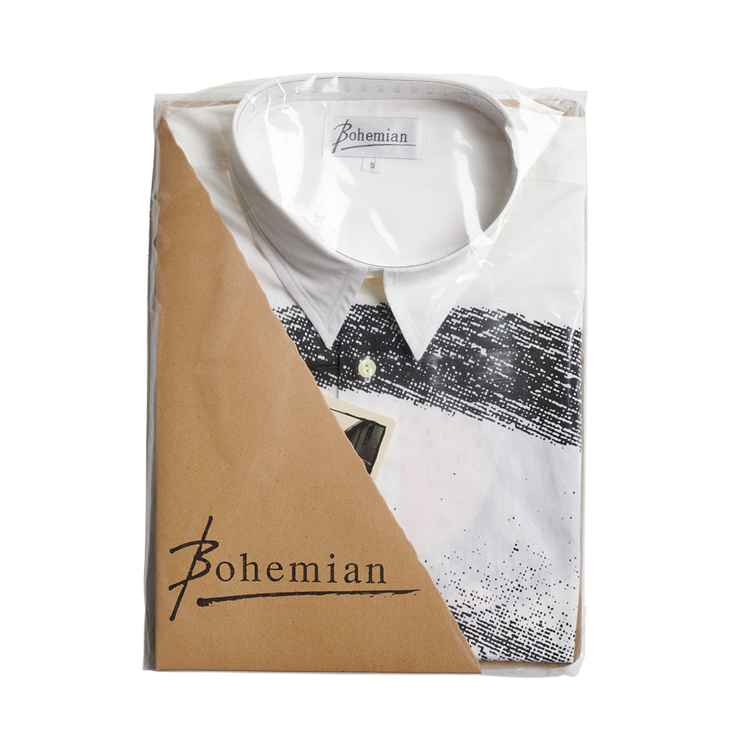KENNY SCHARF X BOHEMIAN DRESS SHIRT, "DARE TO CALL" 1992