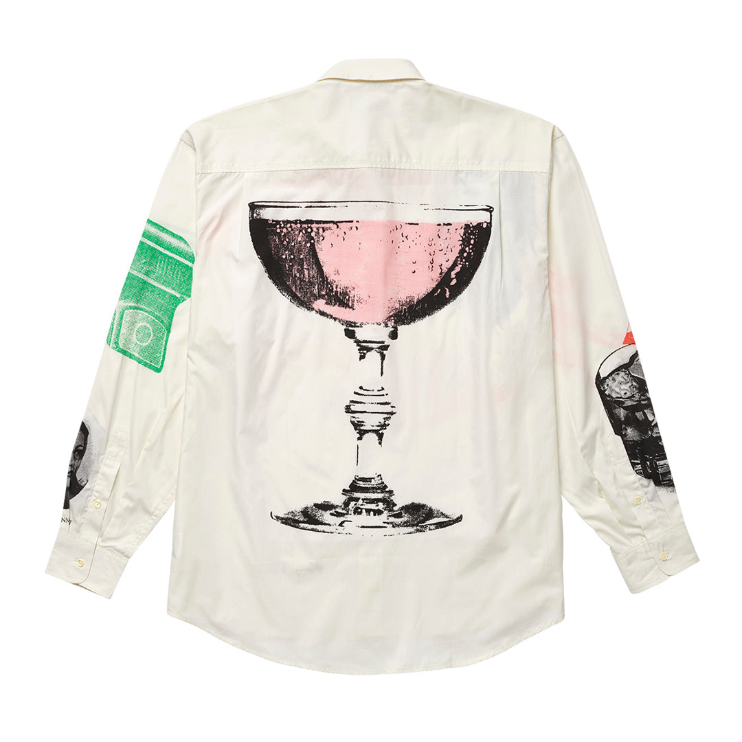 KENNY SCHARF X BOHEMIAN DRESS SHIRT, "DARE TO CALL" 1992