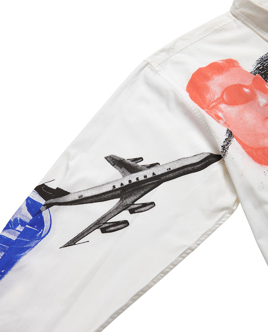 KENNY SCHARF X BOHEMIAN DRESS SHIRT, "DARE TO CALL" 1992