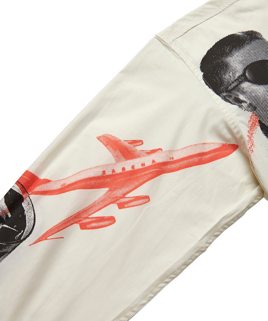 KENNY SCHARF X BOHEMIAN DRESS SHIRT, "DARE TO CALL" 1992