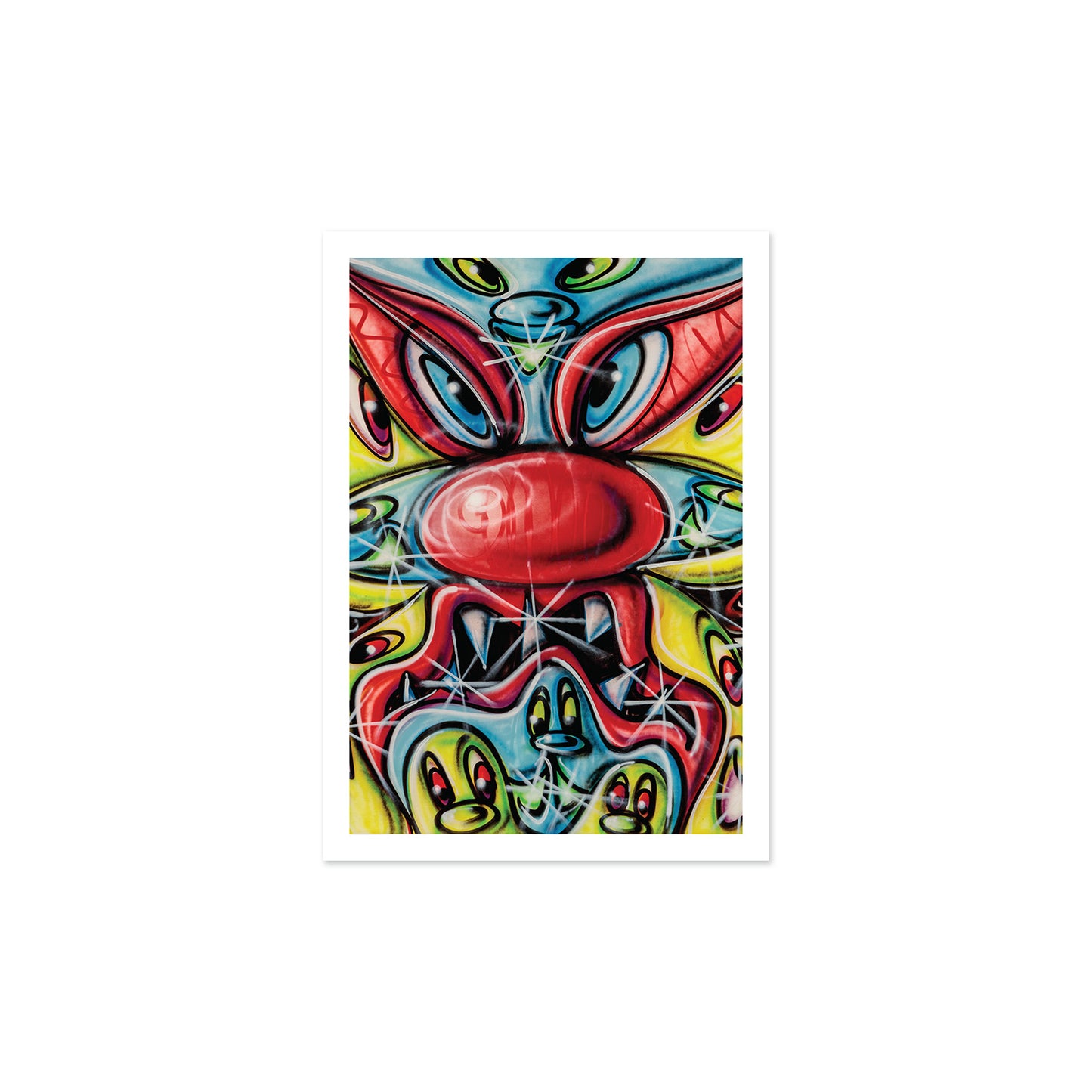KENNY SCHARF "RAD" POSTCARD