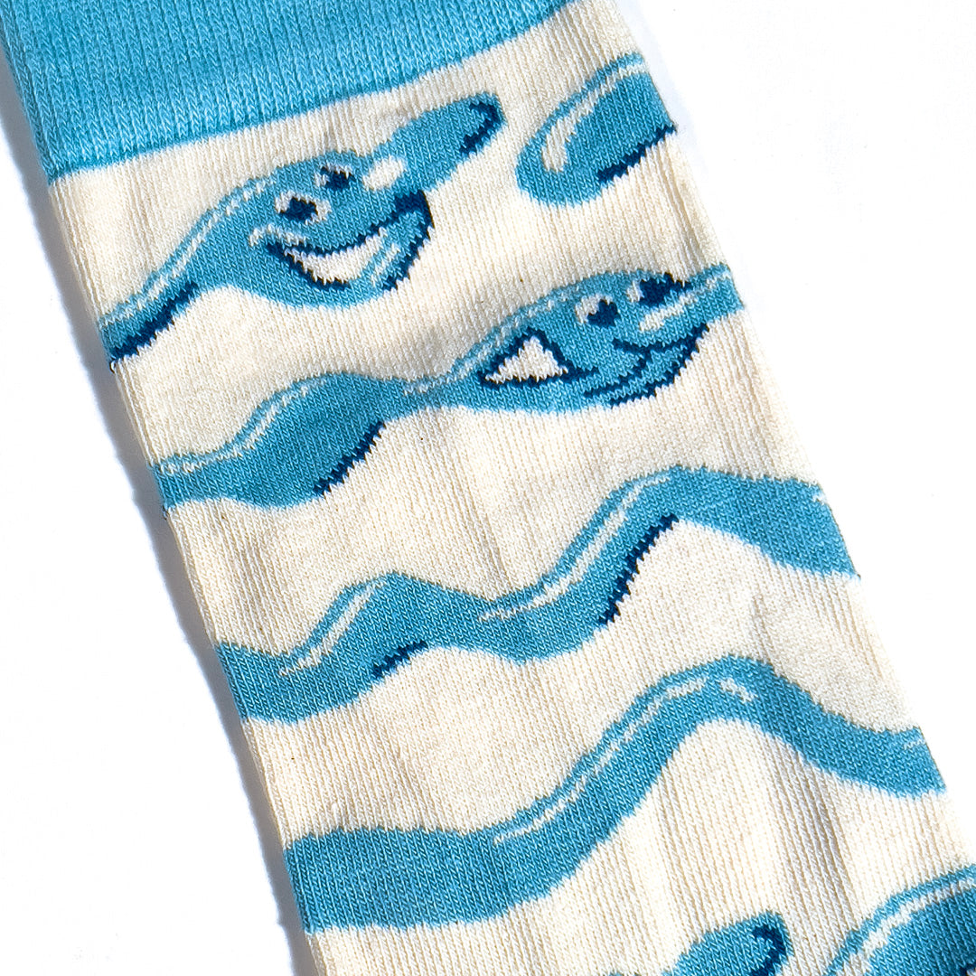 KENNY SCHARF STRIPPED SOCKS