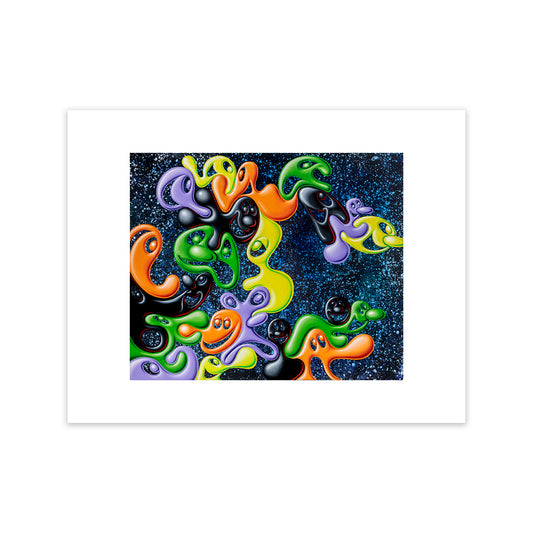 Kenny Scharf "BLOBAI" print