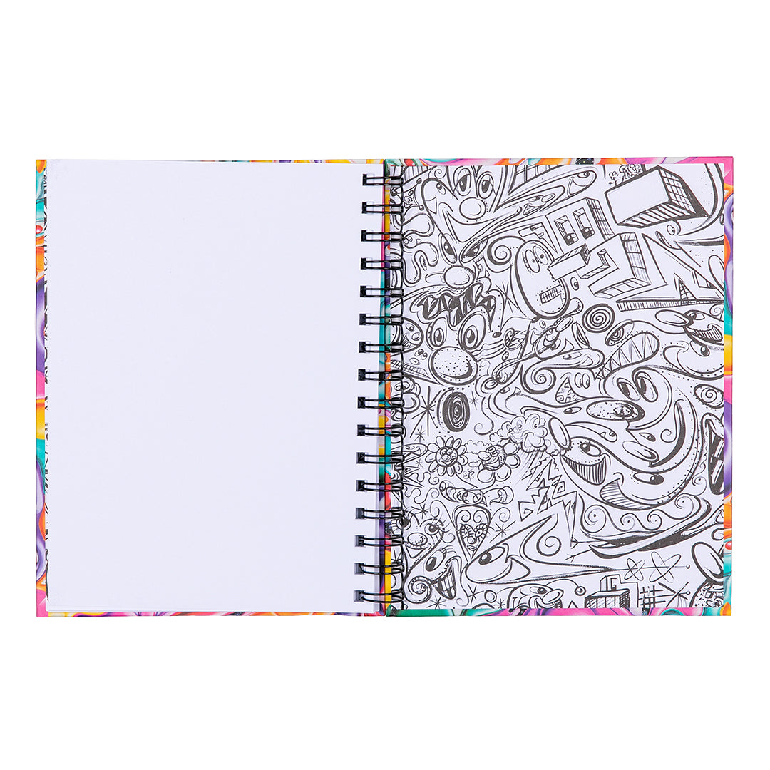 Kenny Scharf “Bloborama” Hardcover Spiral Notebook