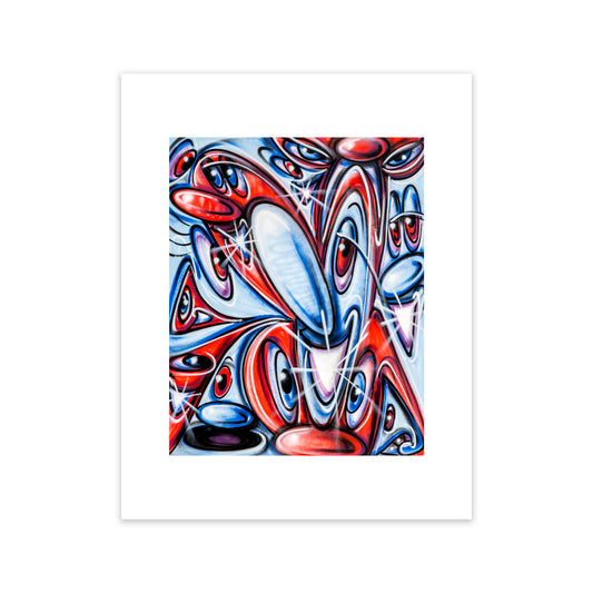 Kenny Scharf "BLOOOHD" Archival print
