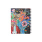 Kenny Scharf “When The Worlds Collide” Hardcover Spiral Notebook