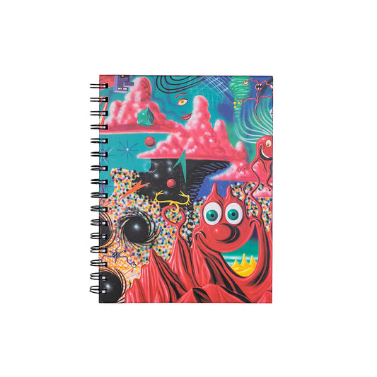 Kenny Scharf Hardcover Spiral Notebook