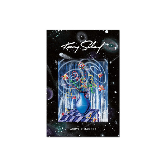 Kenny Scharf Flores Flores Flores Acrylic Magnet