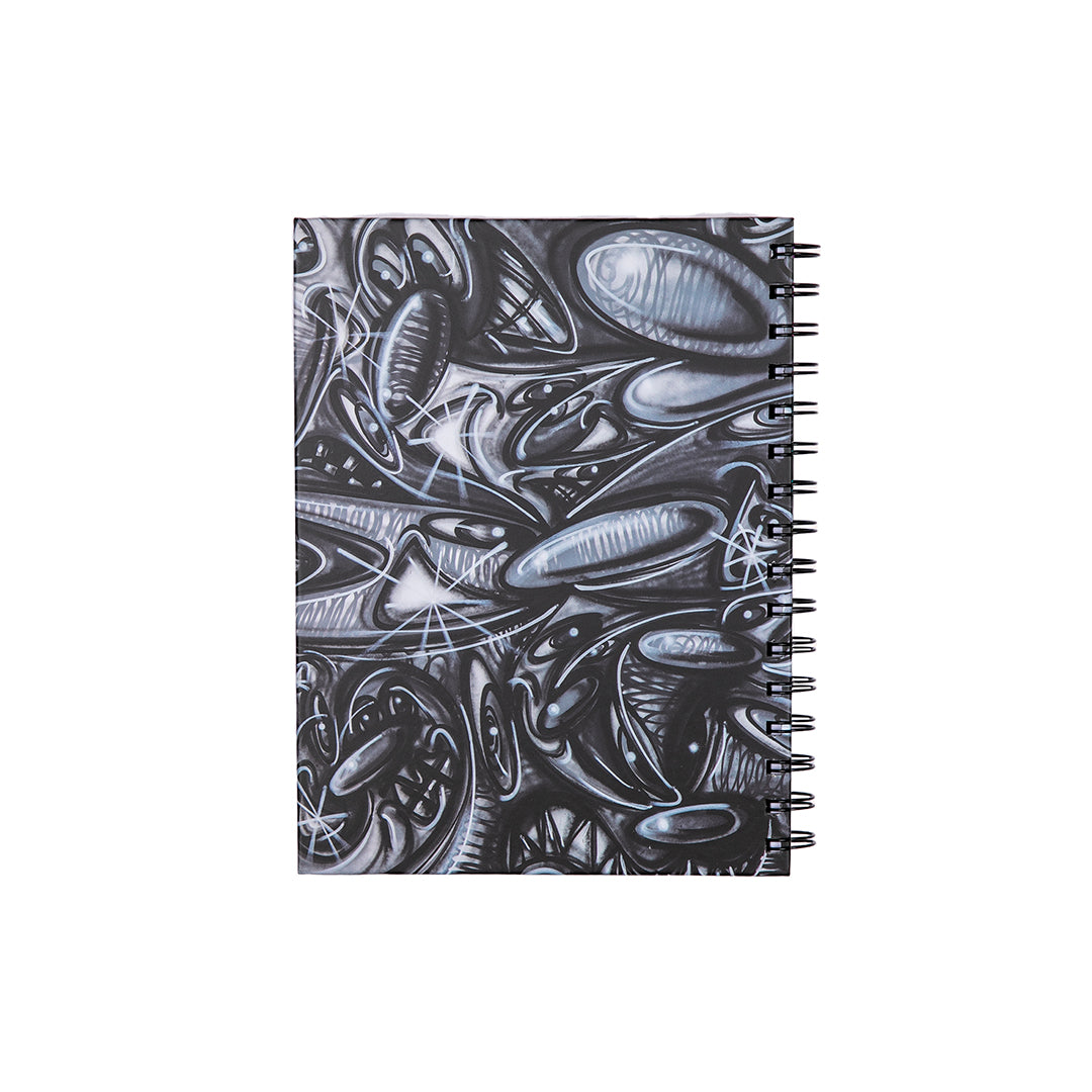 Kenny Scharf Hardcover Spiral Notebook