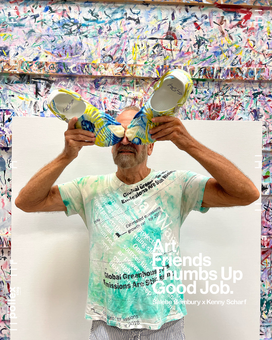 Kenny Scharf x Salehe Bembury x Crocs Pollex Clog
