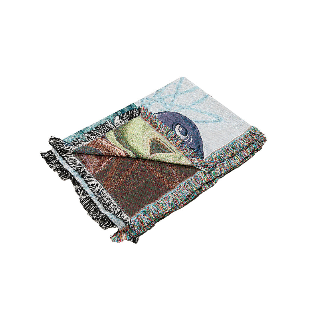 Kenny Scharf “Stirebz” Woven Blanket (2018)