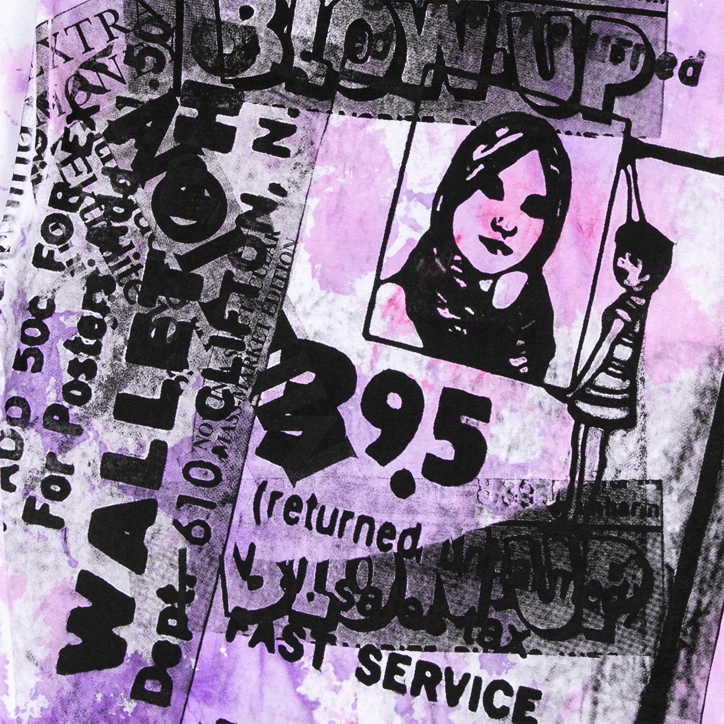 KENNY SCHARF 39.5 BLOW UP COLLAGE GRAPHIC TEE