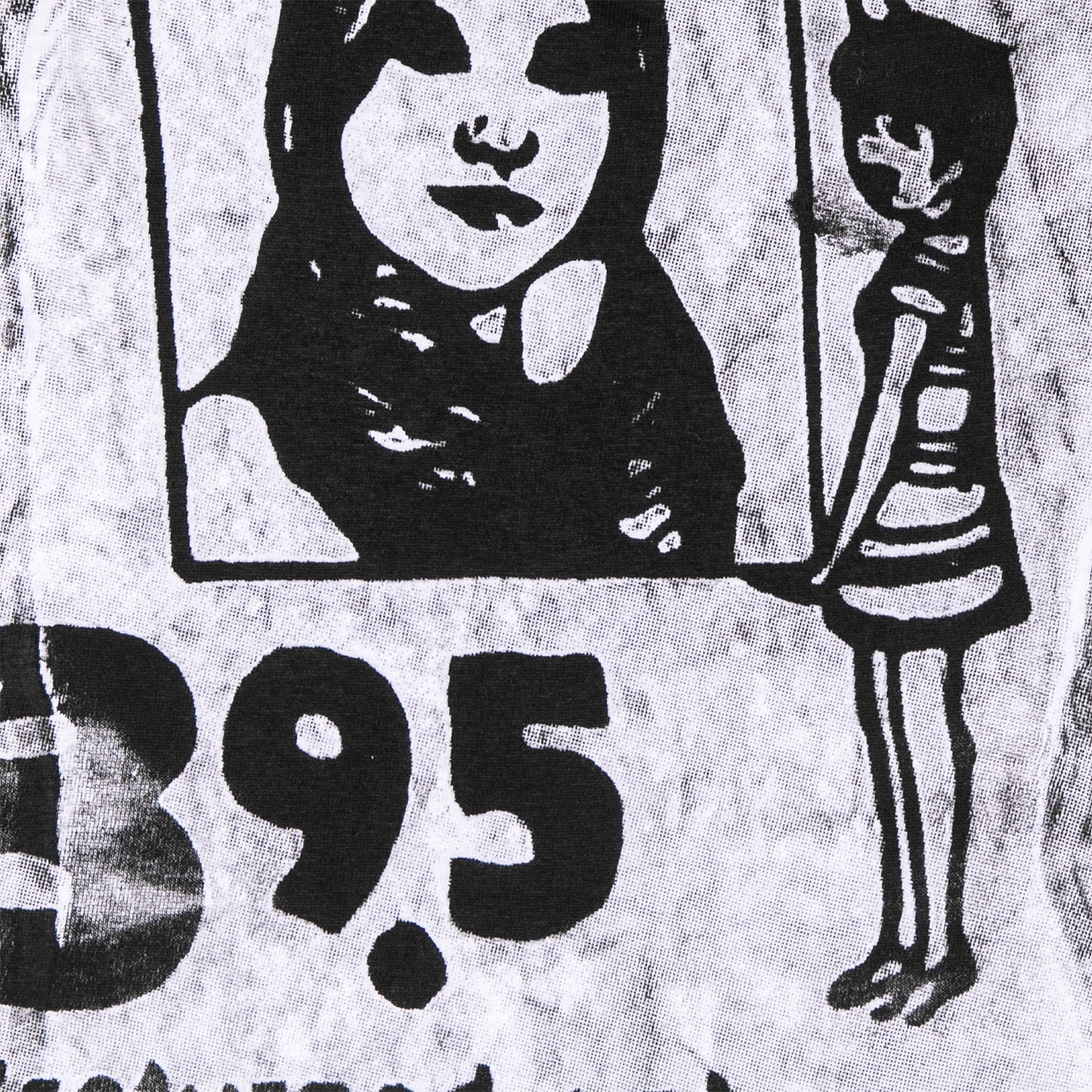 KENNY SCHARF 39.5 HANGING GIRL COLLAGE GRAPHIC TEE