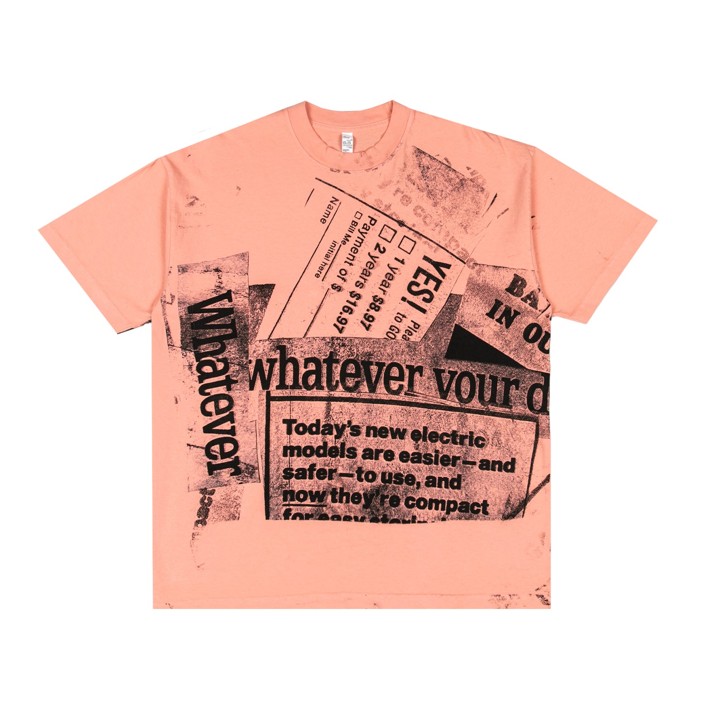 KENNY SCHARF WHATEVER YOUR DEAL COLLAGE GRAPHIC TEE