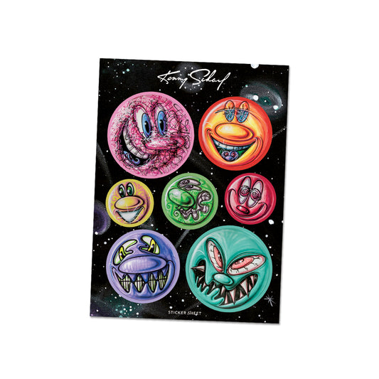 Kenny Scharf “Moodz” Sticker Sheet