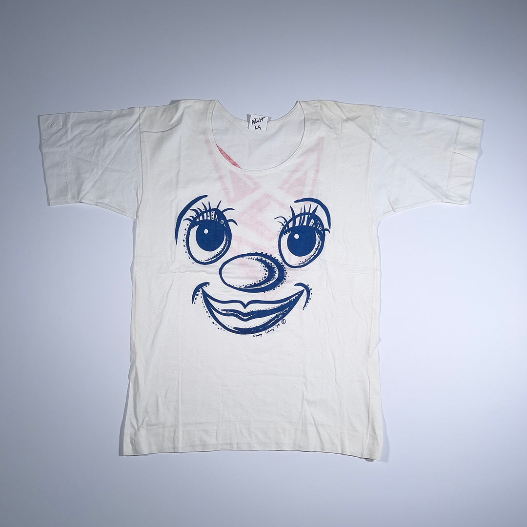 KENNY SCHARF '90s HAND SCREEN TEE, SMILE