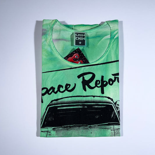KENNY SCHARF '90s HAND SCREEN TEE, SPACE REPORTED