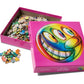 KENNY SCHARF KOLORZI 500 PIECE ROUND PUZZLE