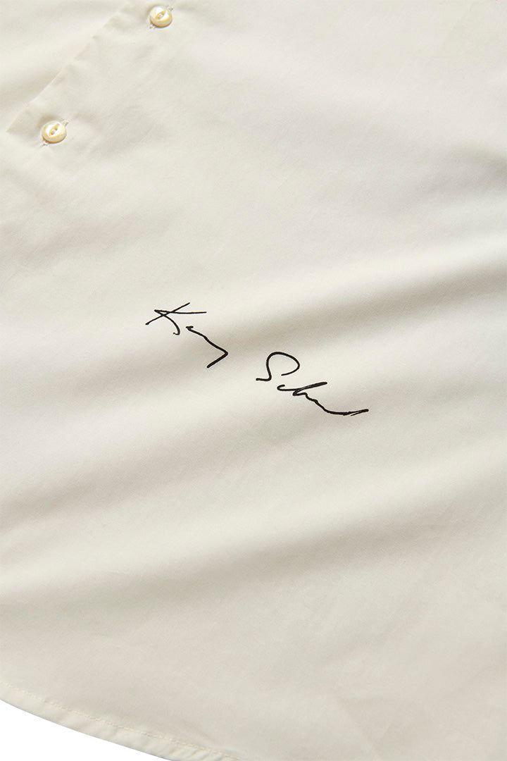 KENNY SCHARF X BOHEMIAN DRESS SHIRT, "TRAVELING FAMILY" 1992